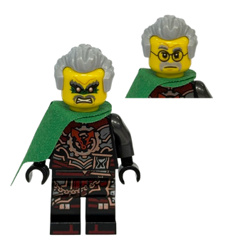 Time Twin(Krux), njo0291 - LEGO® Ninjago Minifigure Minifigure LEGO® Figure Only No Hood With Hair Like New