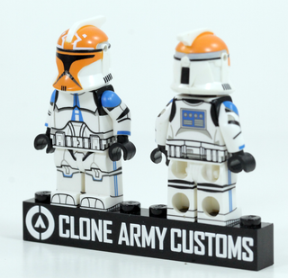 P1 501st Ash Trooper Orange- CAC Custom minifigure Clone Army Customs   