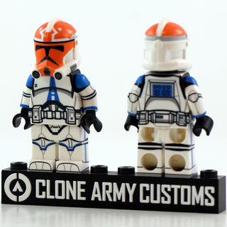 P2 501st Ash Trooper Orange RP2B- CAC Custom minifigure Clone Army Customs   