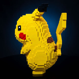Life-Sized Electric Mouse Character Sculpture Bricker Builds