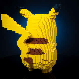 Life-Sized Electric Mouse Character Sculpture Bricker Builds