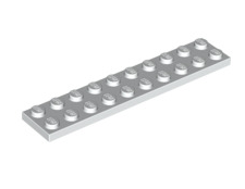 Plate 2x10, Part# 3832 Part LEGO® White  