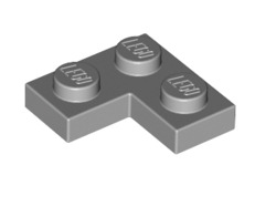 Plate 2x2 Corner, Part# 2420 Part LEGO® Light Bluish Gray  