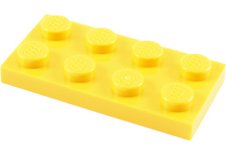 Plate 2x4, Part# 3020 Part LEGO® Yellow  