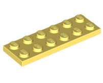 Plate 2x6, Part# 3795 Part LEGO® Bright Light Yellow  