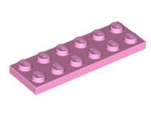 Plate 2x6, Part# 3795 Part LEGO® Bright Pink  