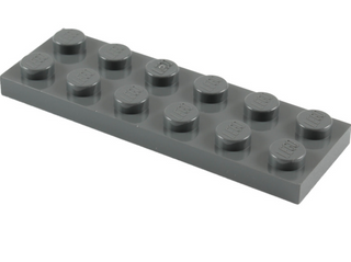 Plate 2x6, Part# 3795 Part LEGO® Dark Bluish Gray  