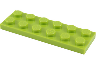 Plate 2x6, Part# 3795 Part LEGO® Lime  