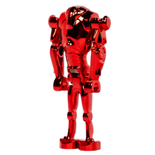 Custom Red Chrome Super Battle Droid, MandR03 Custom minifigure MandRproductions