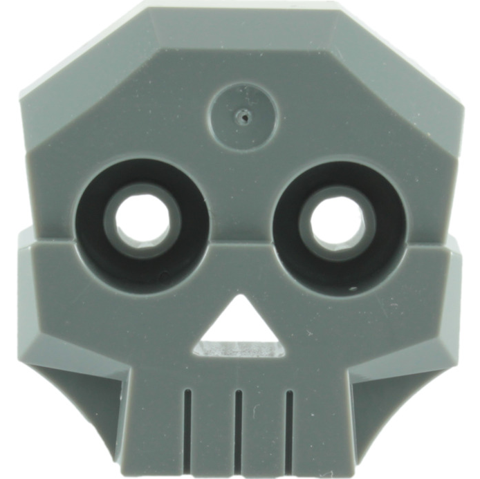 Rock Skull 1x4x3 Relief with Two Pins, Part# 47990