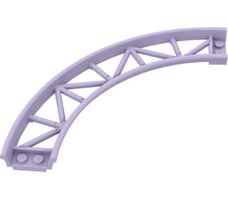 Roller Coaster Curve, 90 Degrees, Part# 25061 Part LEGO® Lavender  