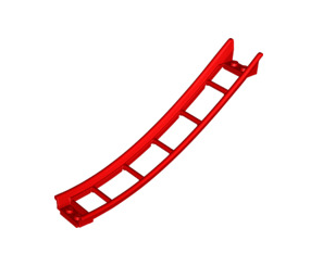Roller Coaster Large Ramp Lower Part (6 Bricks Elevation), Part# 26559 Part LEGO® Red  