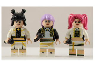 KPOP Performers Set of 3 Custom Printed Minifigures