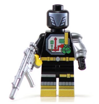 B. ANDROID TROOPER GI Joe Custom Printed Minifigure