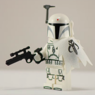 BOUNTY BOB White Star Wars Custom Printed Minifigure