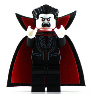 DRACULA Custom Printed Horror Minifigure
