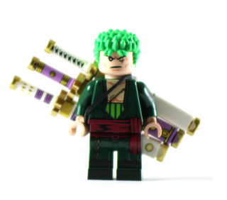 PIRATE Z Custom Printed One Piece Minifigure