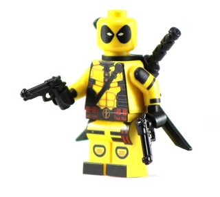 MERCPOOL YELLOW SUIT Custom Printed Marvel Minifigure