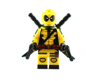 MERCPOOL YELLOW SUIT Custom Printed Marvel Minifigure