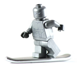 METALLIC SURFER Custom Printed Marvel Minifigure