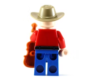 FIDDLE GUITAR CHARLIE Custom Printed Musician Minifigure