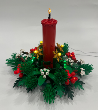 Christmas Table Decoration 40743 Custom Lighting Kit for LEGO® Set