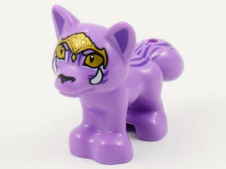 Fox, Purple Fur with Gold Headpiece and Eyes (Serlot) LEGO® Animals LEGO®   