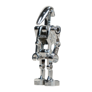 Custom Chrome Droid, MandR06 Custom minifigure MandRproductions