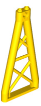Support 1x6x10 Girder Triangular, Part# 64449 Part LEGO® Yellow  