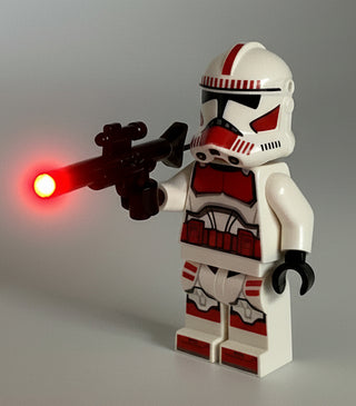 Blaster w/ Flashing LED Light, USB & DIY System, LW-57899 Custom Parts United Brick Co®