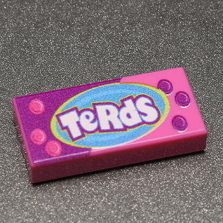 Terds - Custom Printed 1x2 Tile Custom Parts B3 Customs