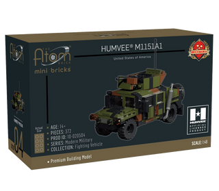HUMVEE® M1151A1 with Gunner Protection, 10-020504 - BrickMania/Mini Brick Kit