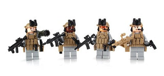 U.S. Army Rangers Complete Squad Custom Minifigures Set