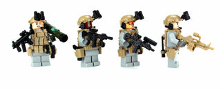U.S. Army Rangers Complete Squad Custom Minifigures Set