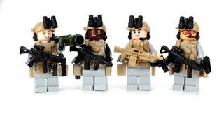 U.S. Army Rangers Complete Squad Custom Minifigures Set