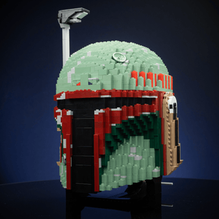 Boba's Life-Sized Helmet Helmet Bricker Builds