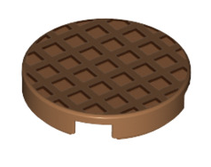 Waffle Tile Round 2x2, Part# 14769pb023