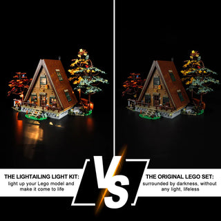 Lightailing Light Kit For A-Frame Cabin, 21338 Light up kit lightailing   
