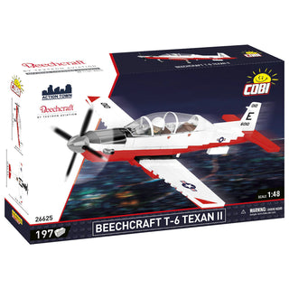 Beechcraft T-6 Texan II Turboprop Red/White Plane: COBI Set #26625 Building Kit Cobi Toys