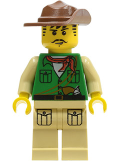 Johnny Thunder (Expedition), adv024 - LEGO® Adventurers Minifigure