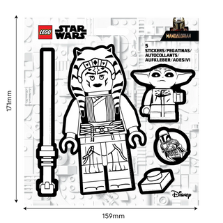 LEGO® Star Wars™ Sticker - Ahsoka Tano™ Black & White (53757)