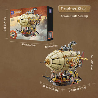 Pantasy Steampunk Airship, 85021 Building Kit Pantasy®