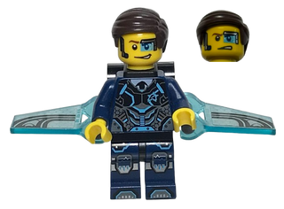 Agent Curtis Bolt with Wings - No Stickers on Wings, uagt026 - LEGO® Ultra Agents Minifigure