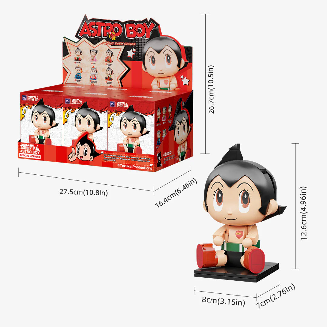 Astro Boy Sitting Baby Series Blind Box, 99128 – United Brick Co® Astro Boy Sitting Baby Series Blind Box, 99128 – United Brick Co®