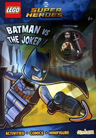 DC Super Heroes Batman vs The Joker! - Official LEGO® book with Mini-Fig Building Kit LEGO®