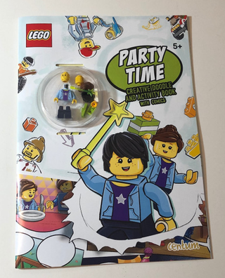 LEGO® Activity Book - Party Time (Softcover) w/ MiniFig - Child w/ Wand