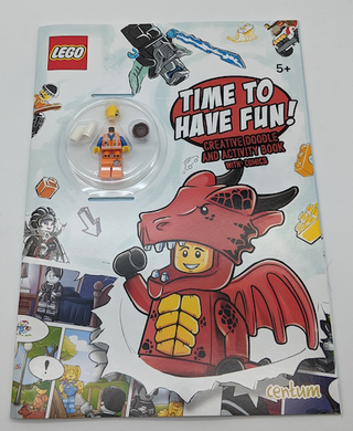 LEGO® Activity Book - Time to Have Fun! (Softcover) w/ MiniFig - Worker
