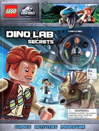 LEGO® Jurassic World - Dino Lab Secrets (Softcover) Book w/ Minifig Building Kit LEGO®