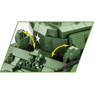 Sherman M4A3E2 "Jumbo" Tank, WWII: COBI Set #2550 Building Kit Cobi Toys