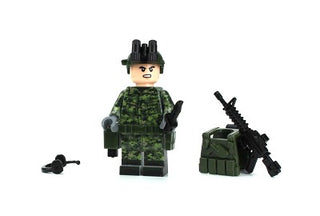 Canadian Army Soldier Custom Minifigure, BB104